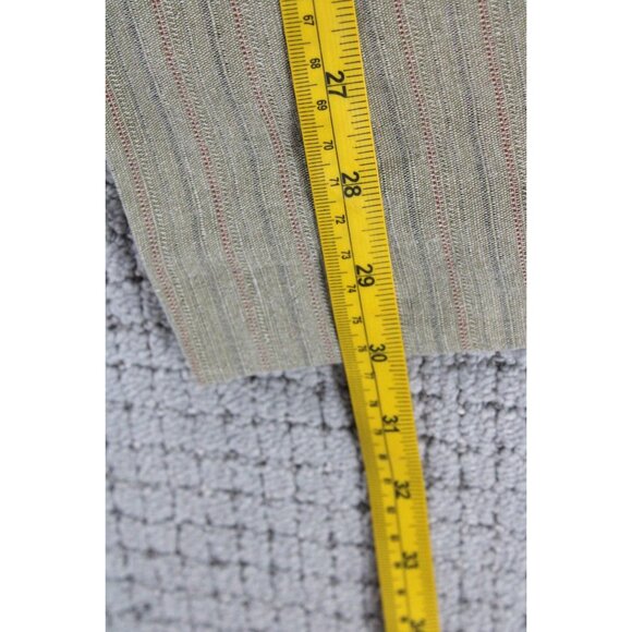 Alberto Pants Mens Size 34x34 Brown Striped Stretch Comfortable Flat Front NWT - Picture 12 of 12